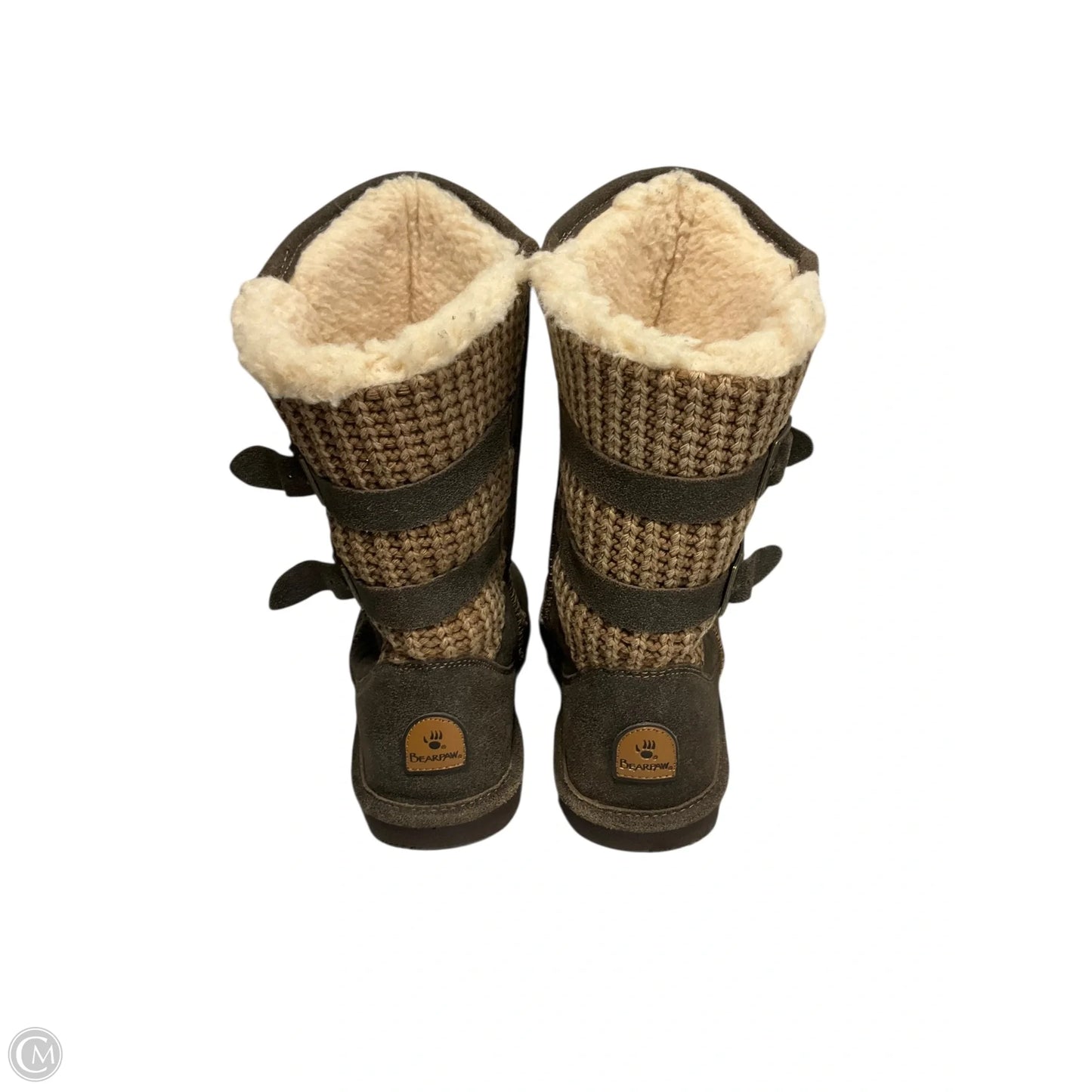 Boots Mid-calf Flats By Bearpaw In Brown, Size: 11