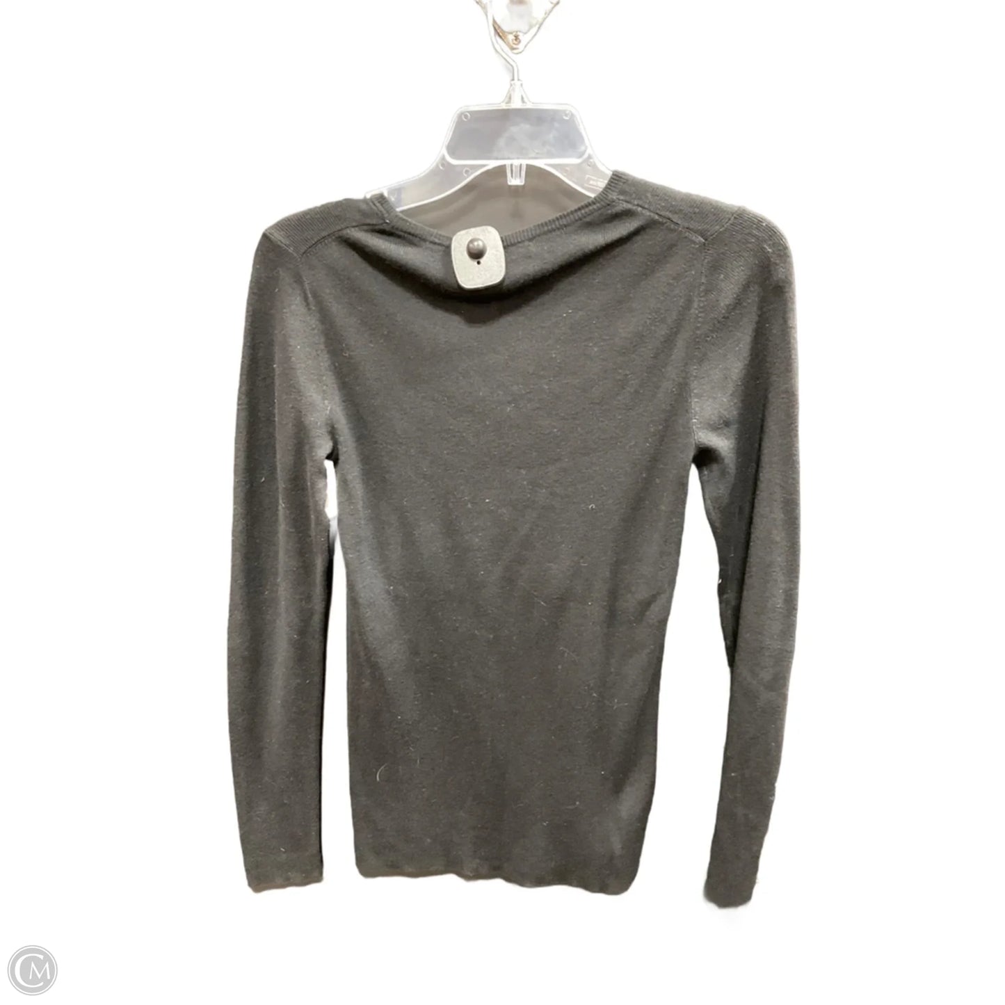 Top Long Sleeve By Ann Taylor In Black, Size: S