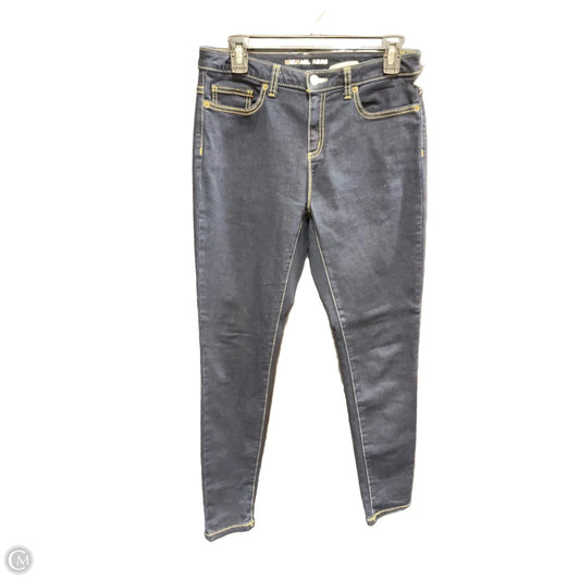 Jeans Skinny By Michael By Michael Kors In Blue Denim, Size: 4