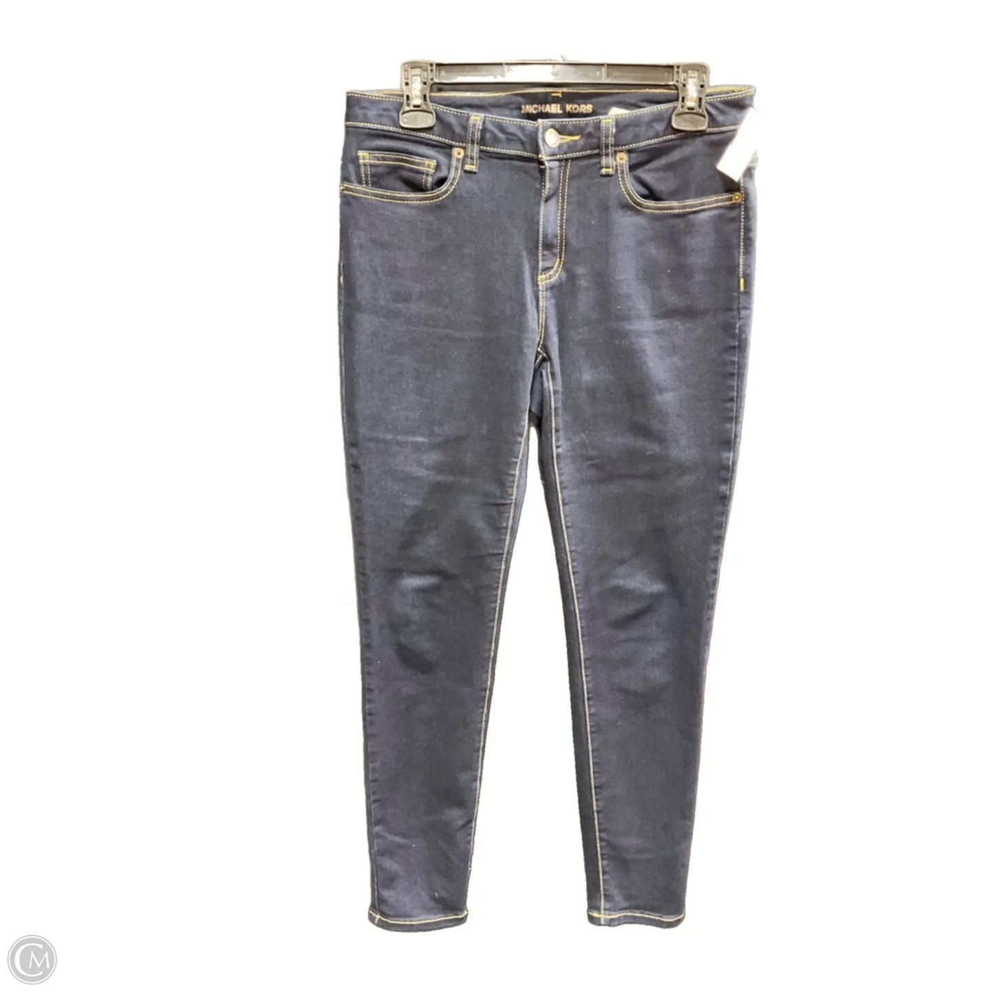 Jeans Skinny By Michael By Michael Kors In Blue Denim, Size: 6