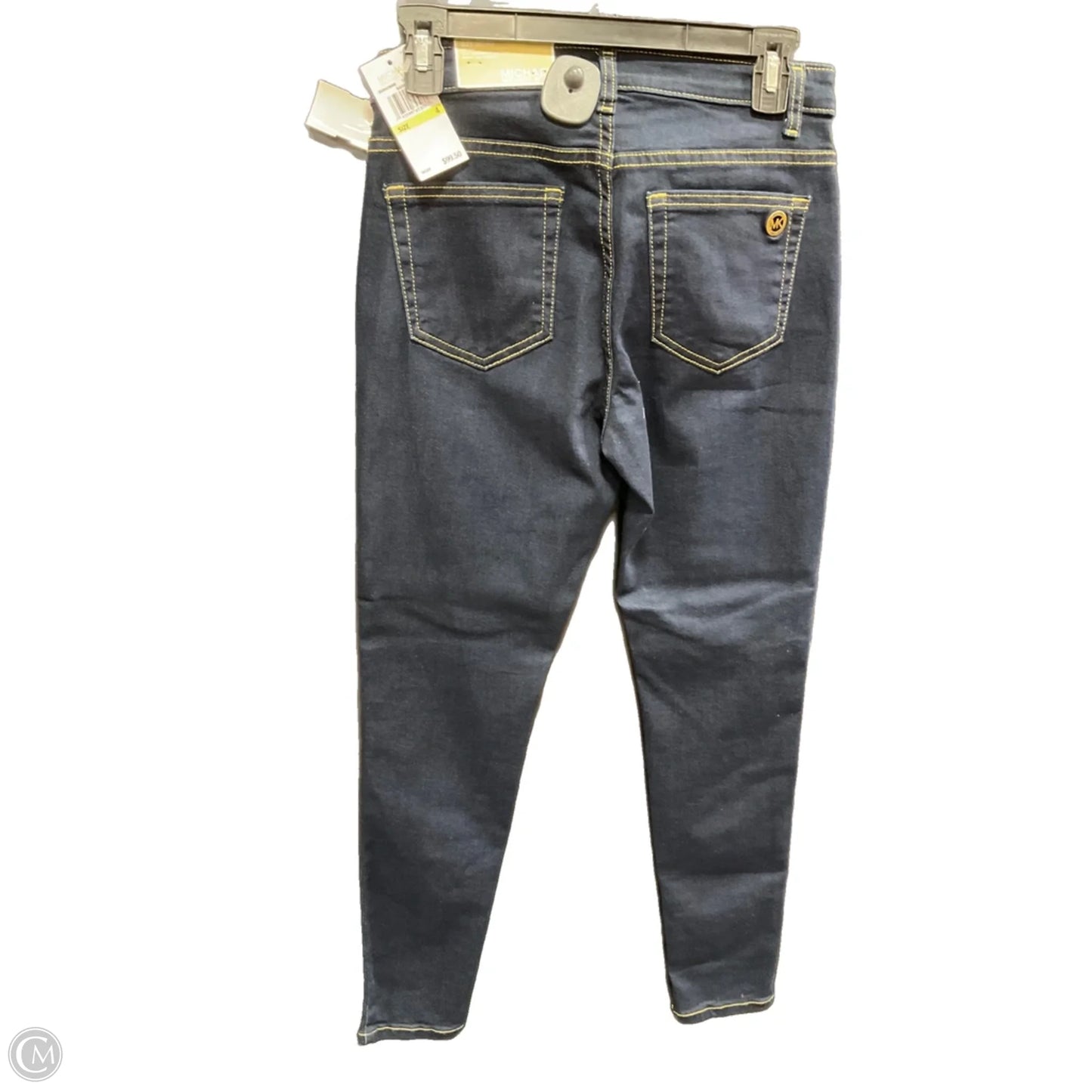 Jeans Skinny By Michael By Michael Kors In Blue Denim, Size: 4