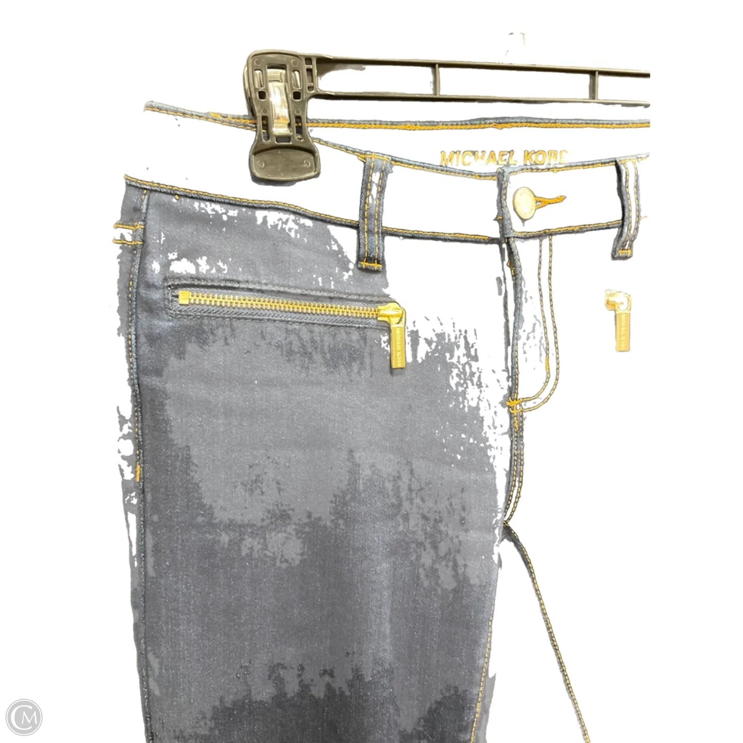 Jeans Skinny By Michael By Michael Kors In Blue Denim, Size: 4