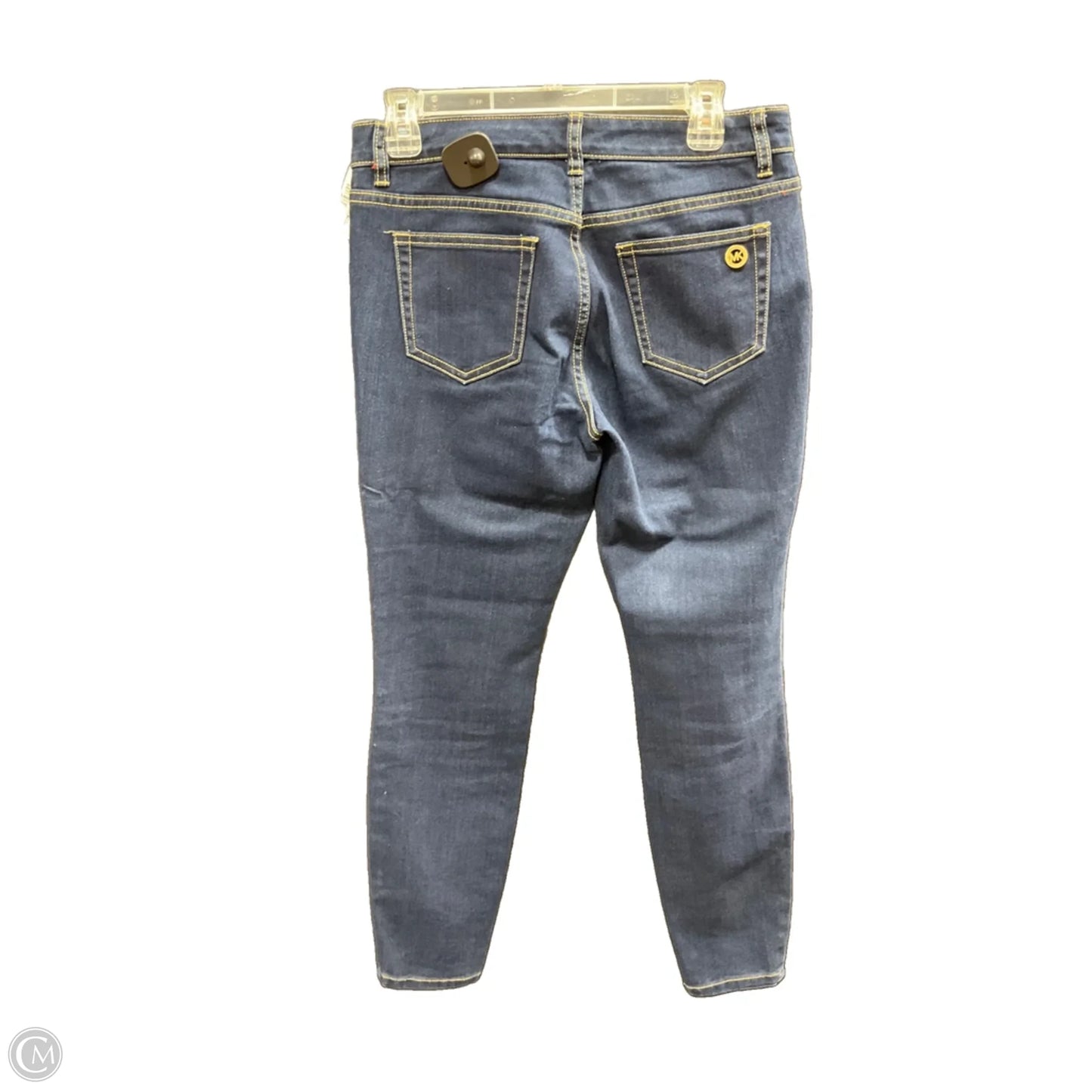 Jeans Skinny By Michael By Michael Kors In Blue Denim, Size: 4