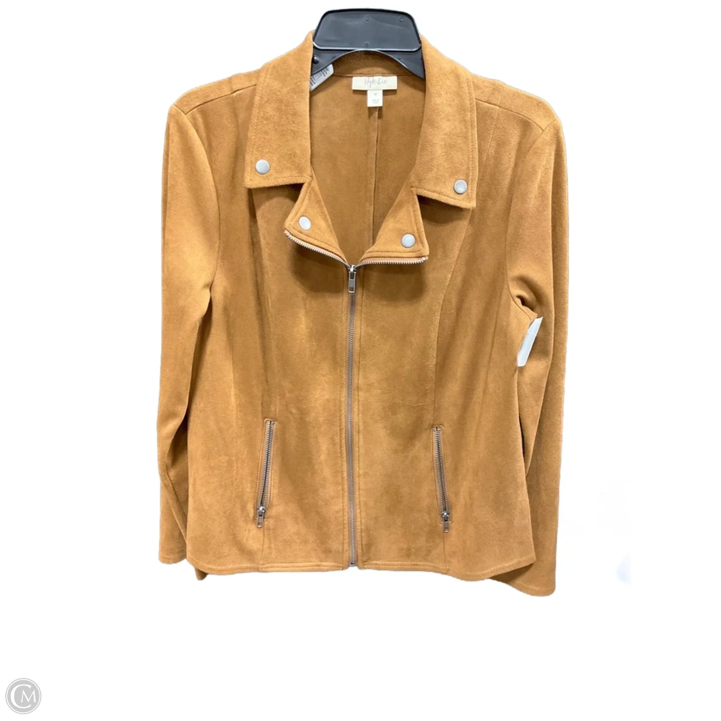 Jacket Other By Style And Company In Tan, Size: M