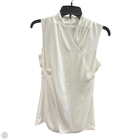 Top Sleeveless By Cabi In Cream, Size: 2