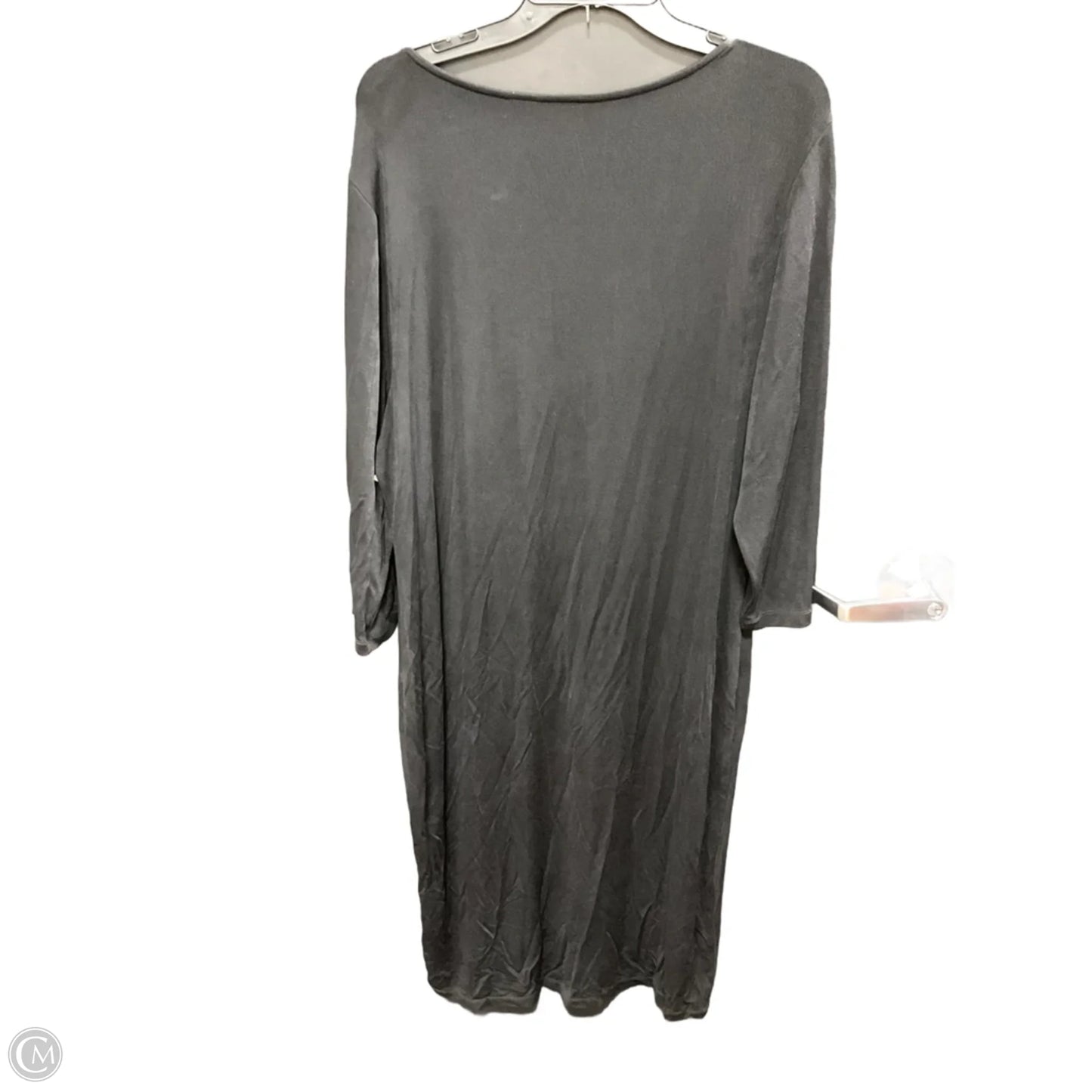 Dress Casual Midi By Chicos In Black, Size: Xl