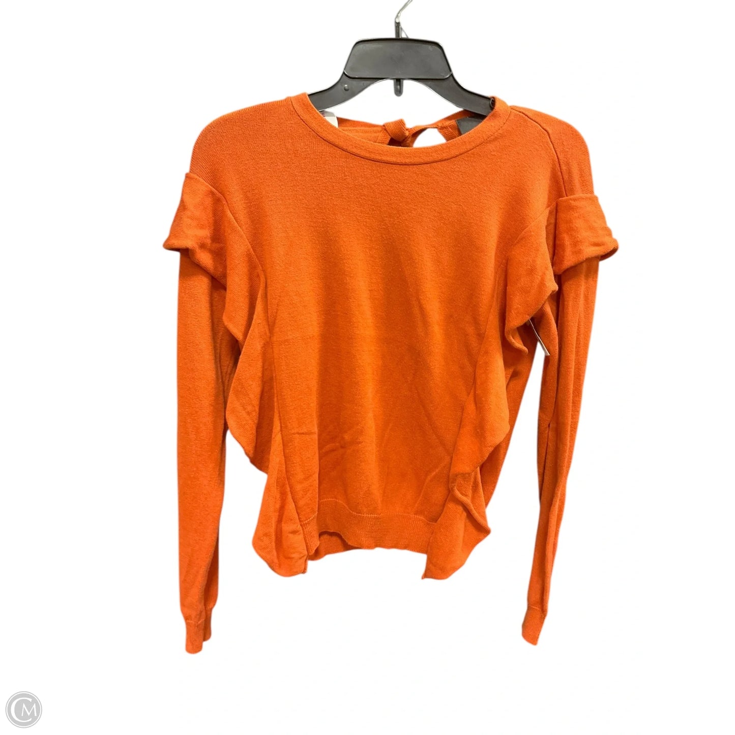 Top Long Sleeve By Lumiere In Orange, Size: S