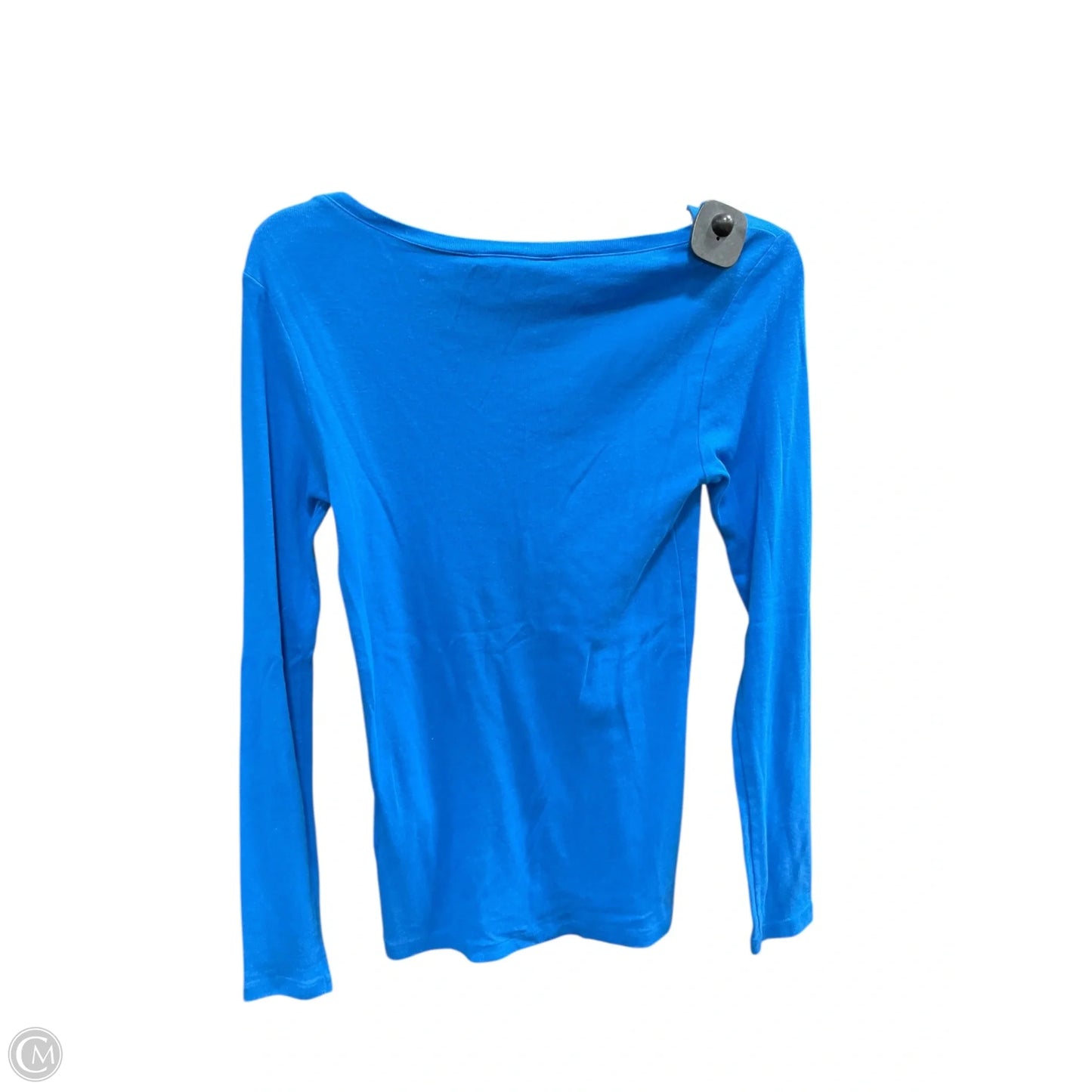Top Long Sleeve By Ralph Lauren In Blue, Size: M