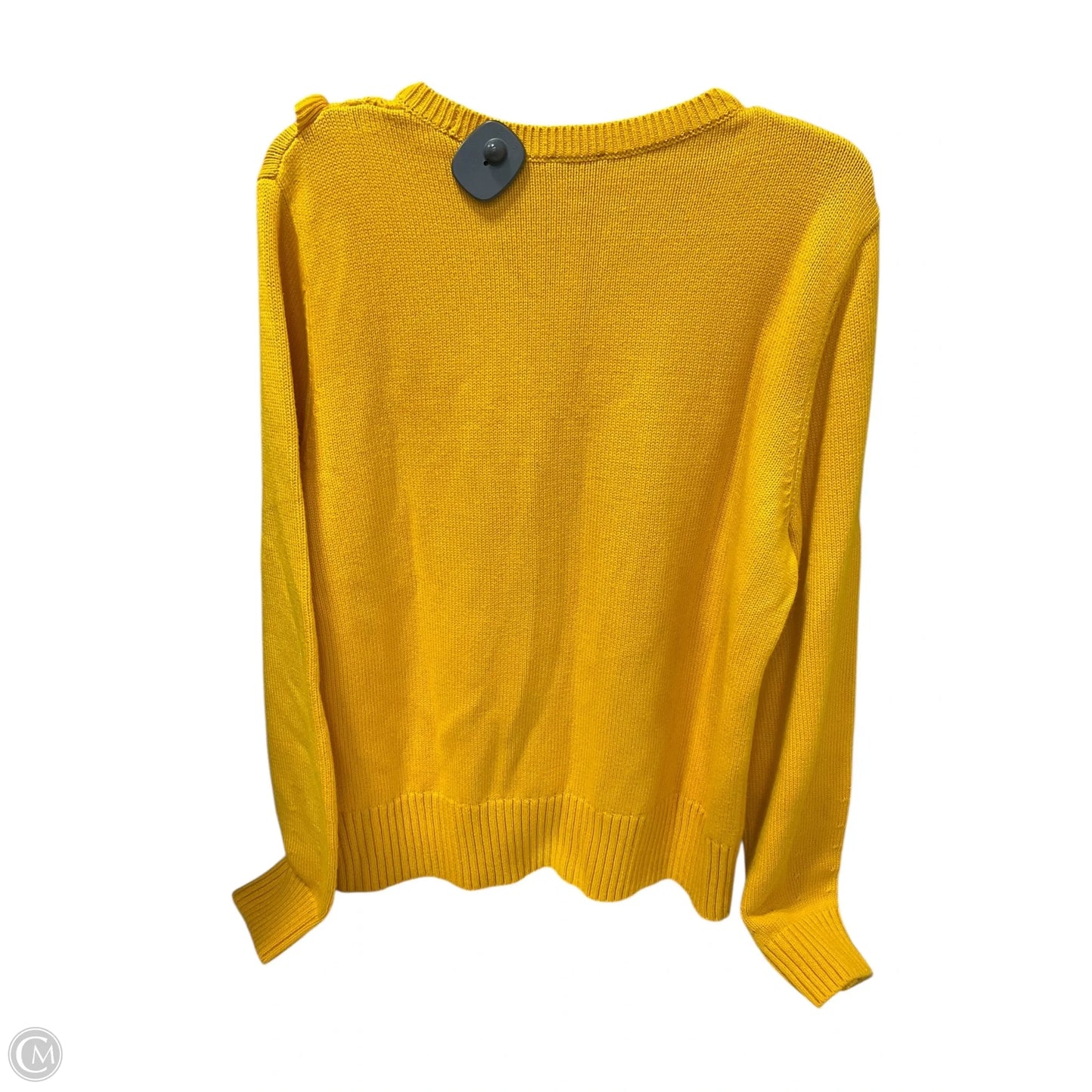Sweater By Talbots In Yellow, Size: Xl
