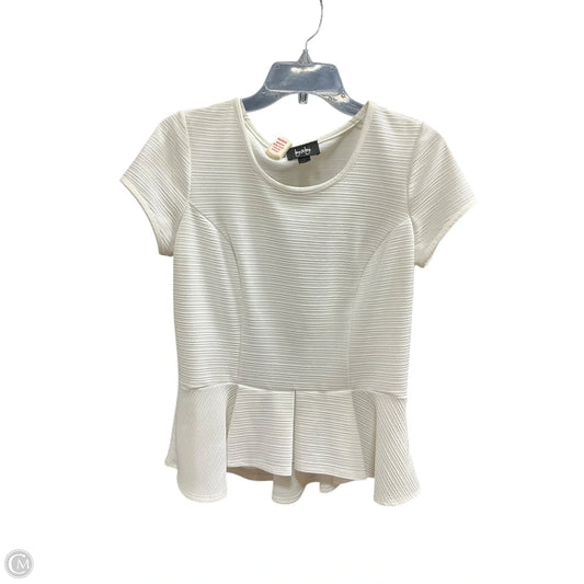 Top Short Sleeve By By & By In White, Size: L