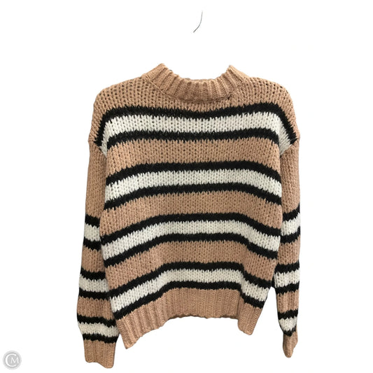 Sweater By Woven Heart In Striped Pattern, Size: S