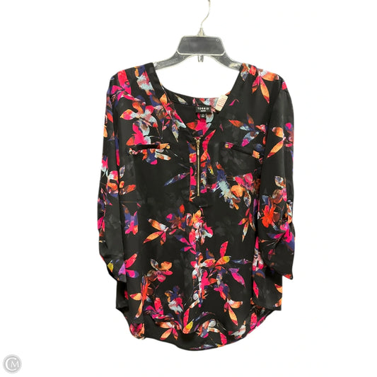 Top 3/4 Sleeve By Torrid In Floral Print, Size: 1x