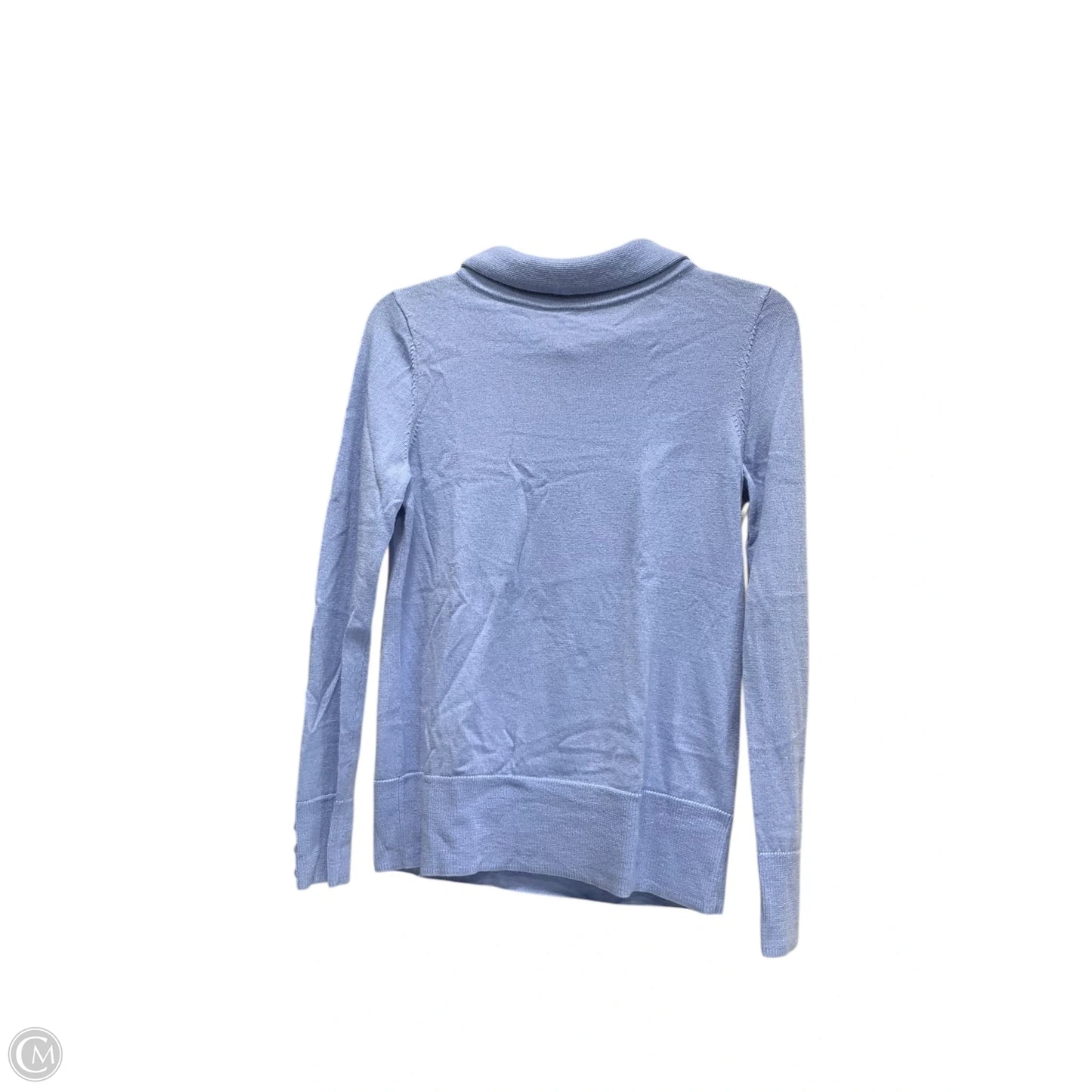 Top Long Sleeve By Talbots In Blue, Size: M
