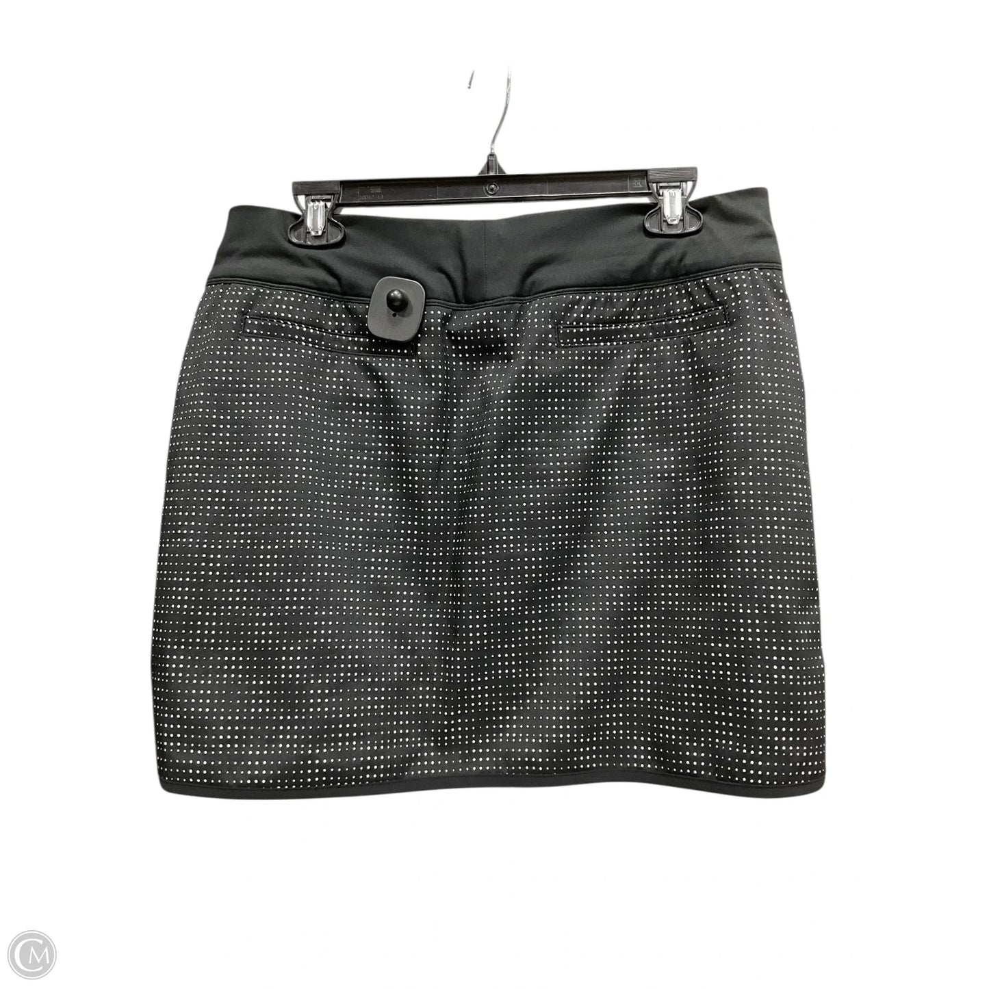 Athletic Skort By Adidas In Polkadot Pattern, Size: M