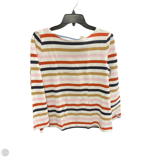 Top Long Sleeve By Talbots In Striped Pattern, Size: Lp
