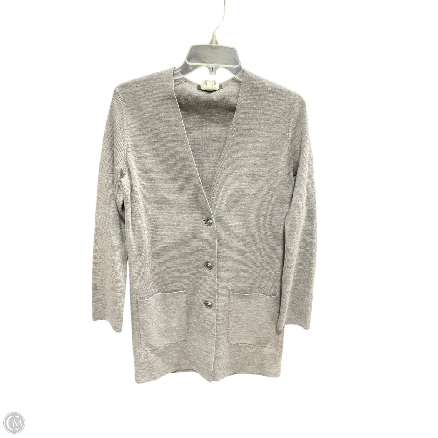 Cardigan By Uniqlo In Grey, Size: M
