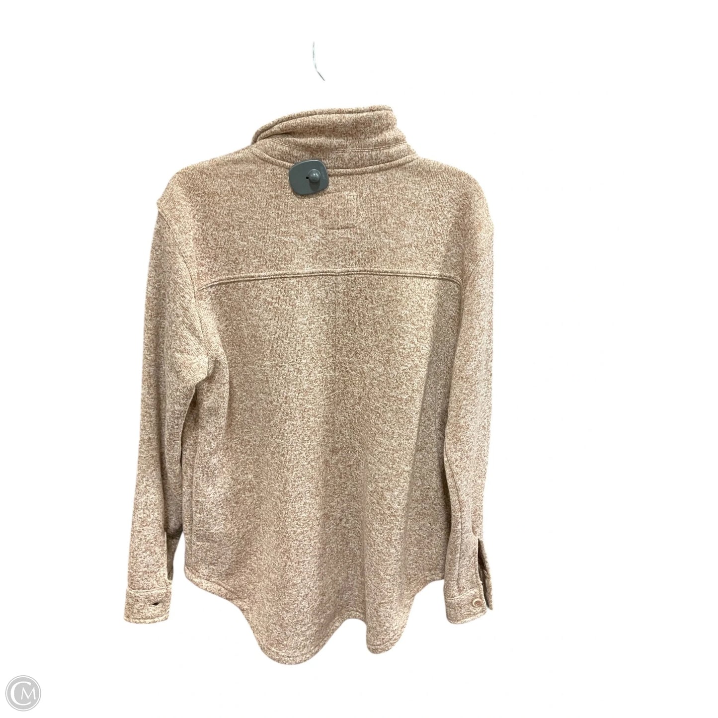 Jacket Shirt By Thread And Supply In Beige, Size: L