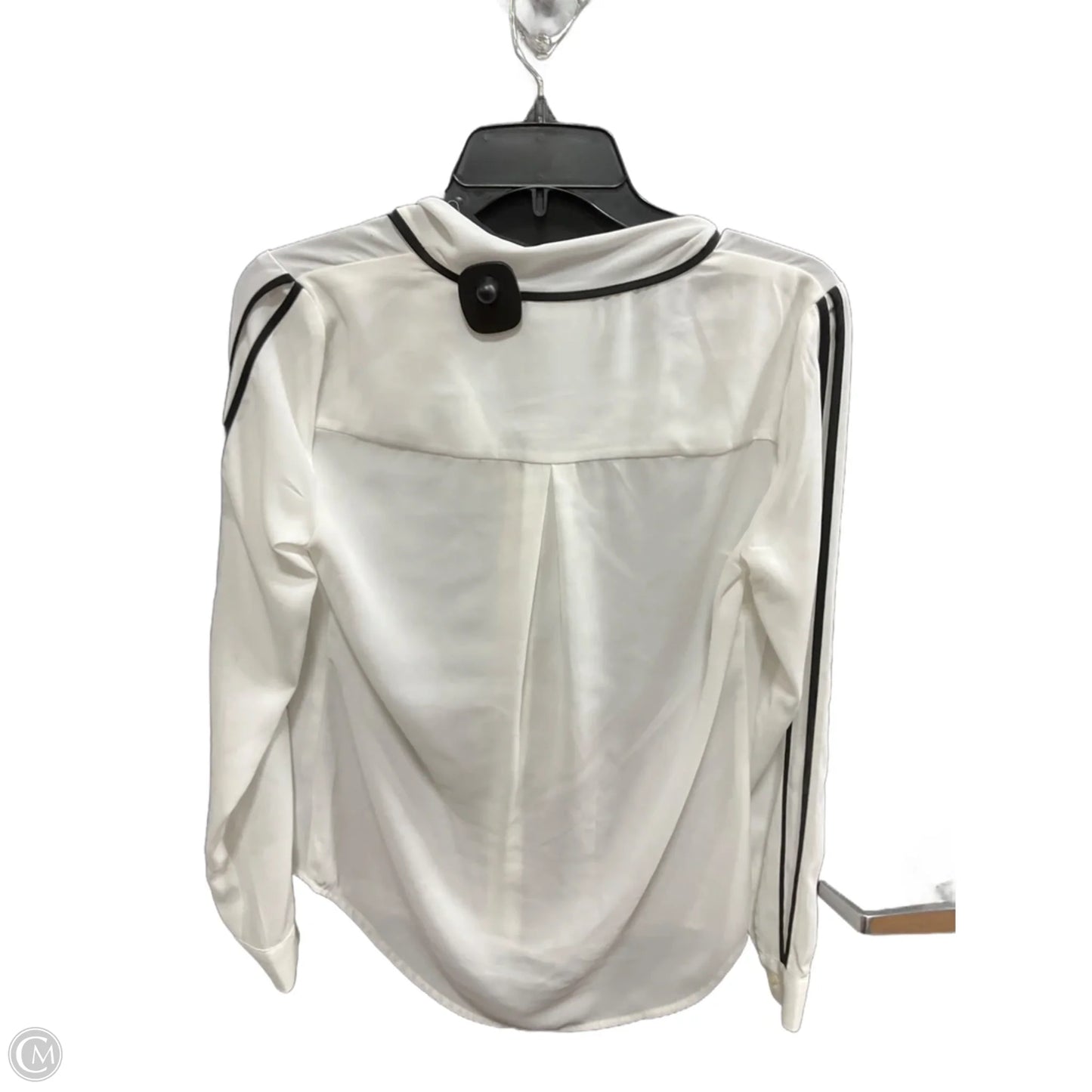 Top Long Sleeve By New York And Co In White, Size: Xs