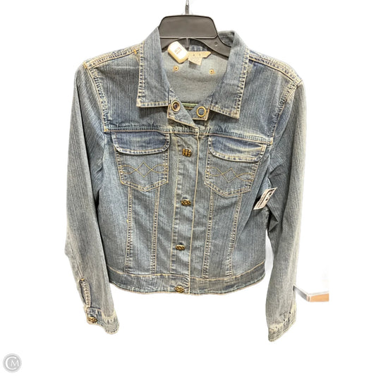 Jacket Denim By Cabi In Blue Denim, Size: M