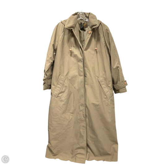 Coat Trench Coat By Eddie Bauer In Tan, Size: M