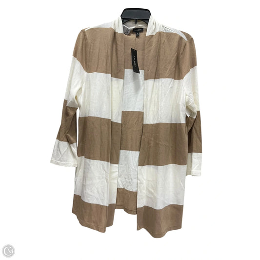 Cardigan By Talbots In Striped Pattern, Size: M