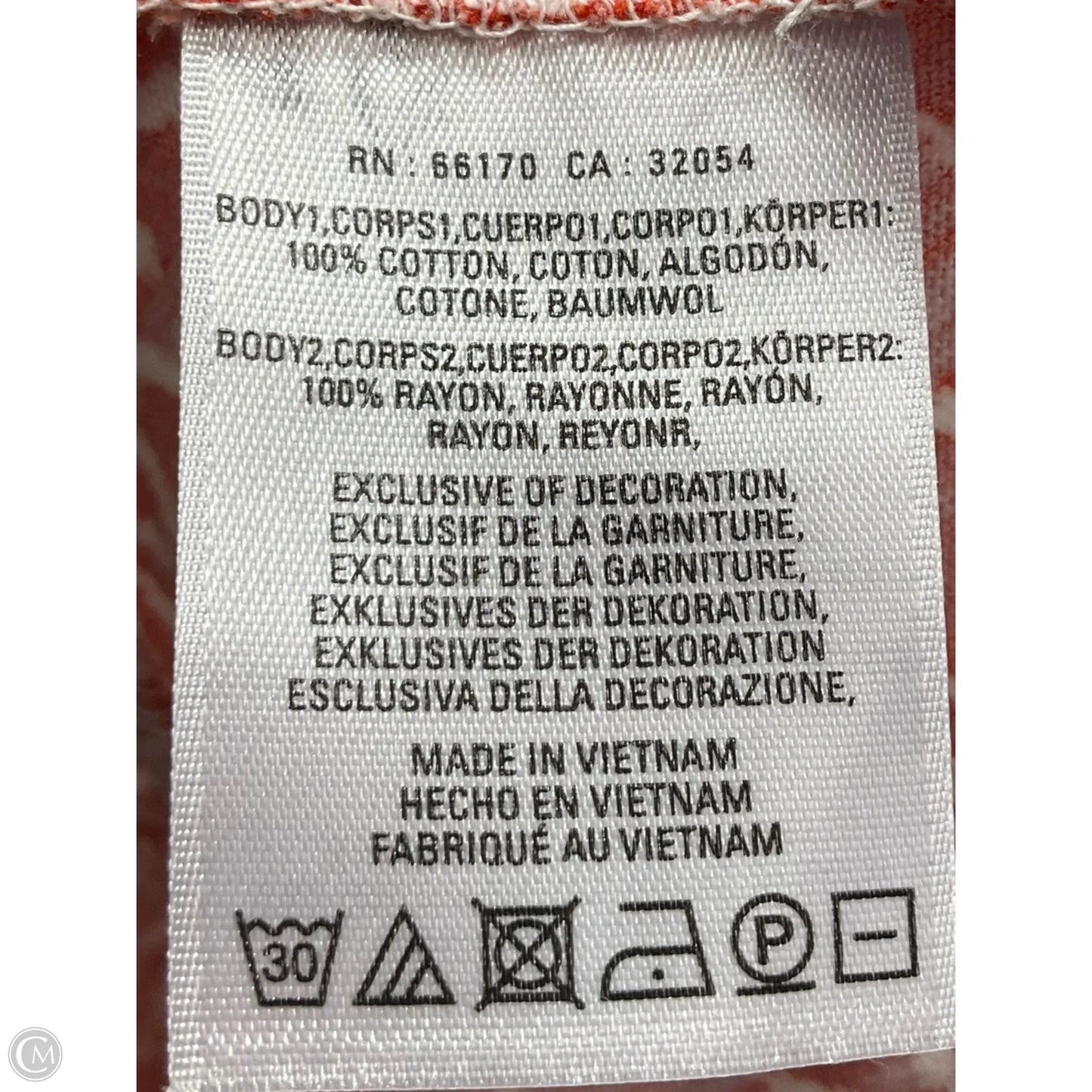 Top Short Sleeve By Akemi And Kin In Red, Size: Xs