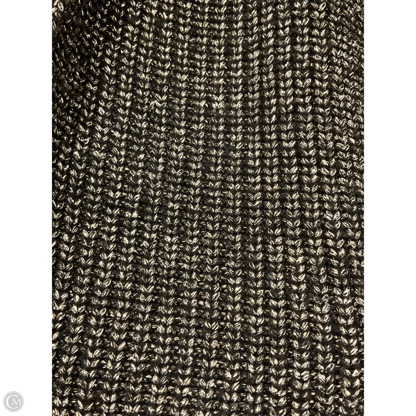 Cardigan By Ann Taylor In Black & Gold, Size: L