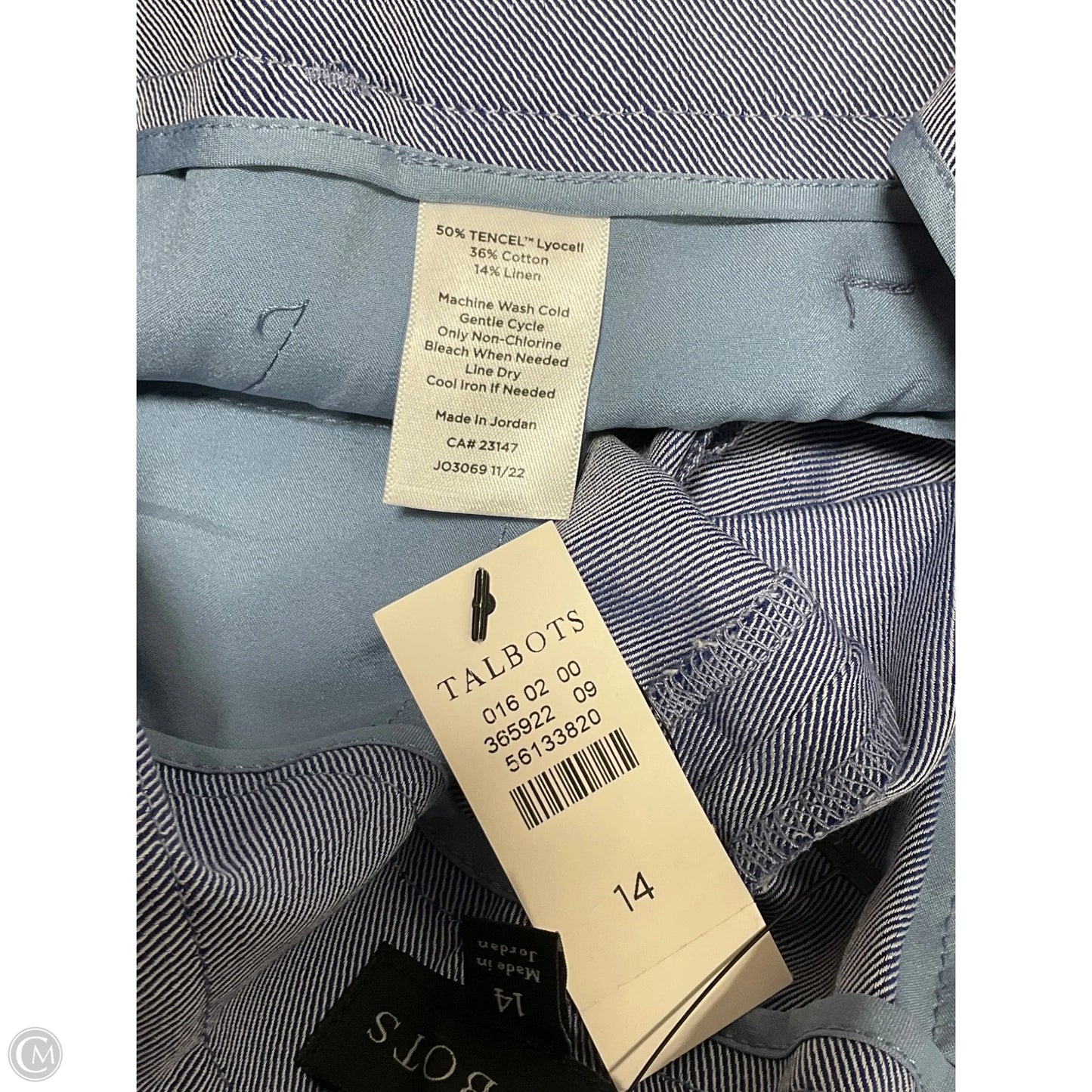 Pants Dress By Talbots In Blue, Size: 14