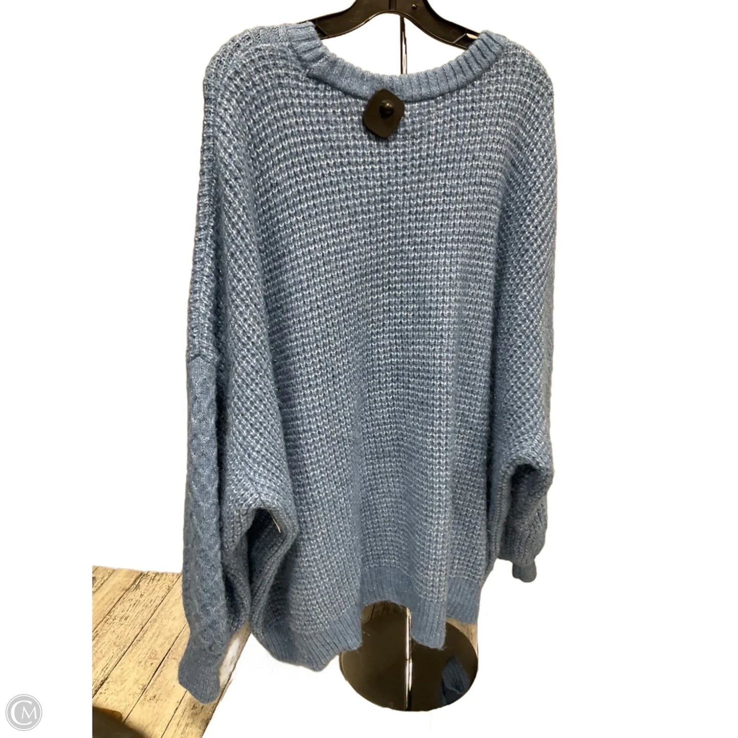 Sweater By Lc Lauren Conrad In Blue, Size: 4x