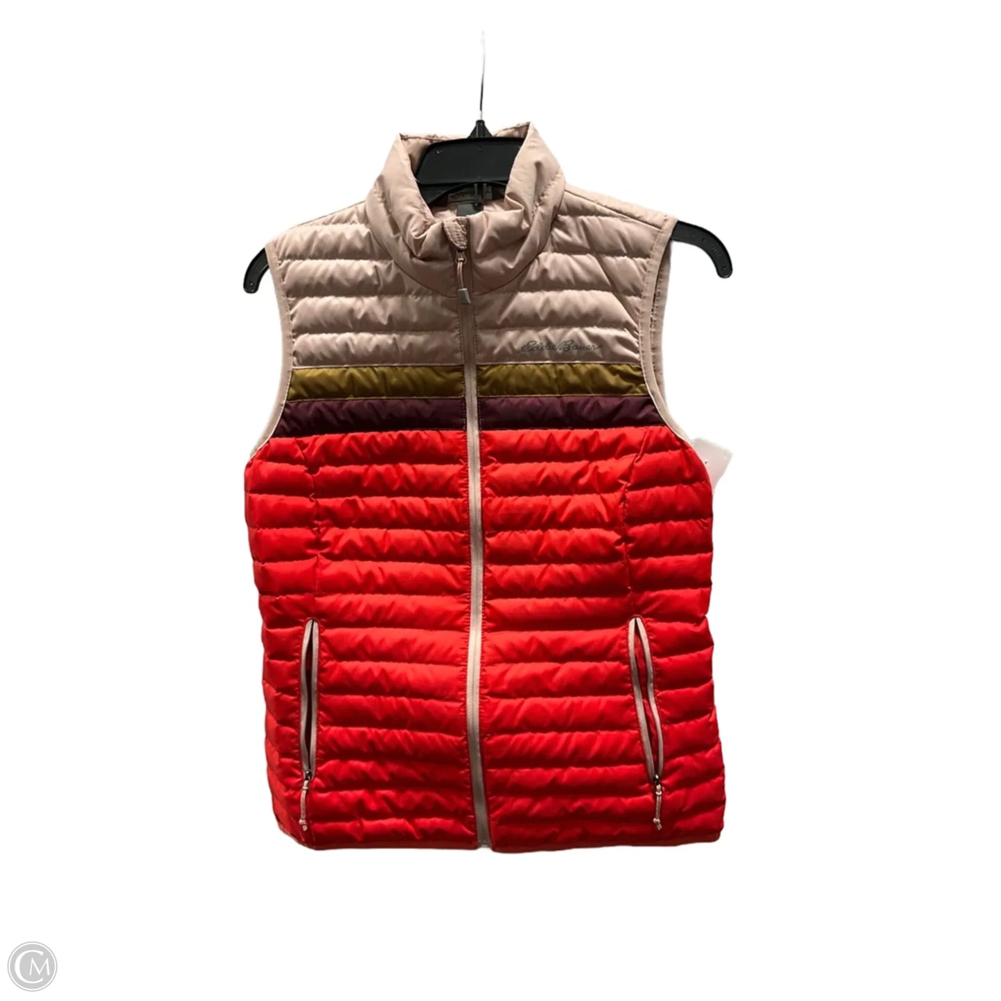 Vest Puffer & Quilted By Eddie Bauer In Red, Size: Xs