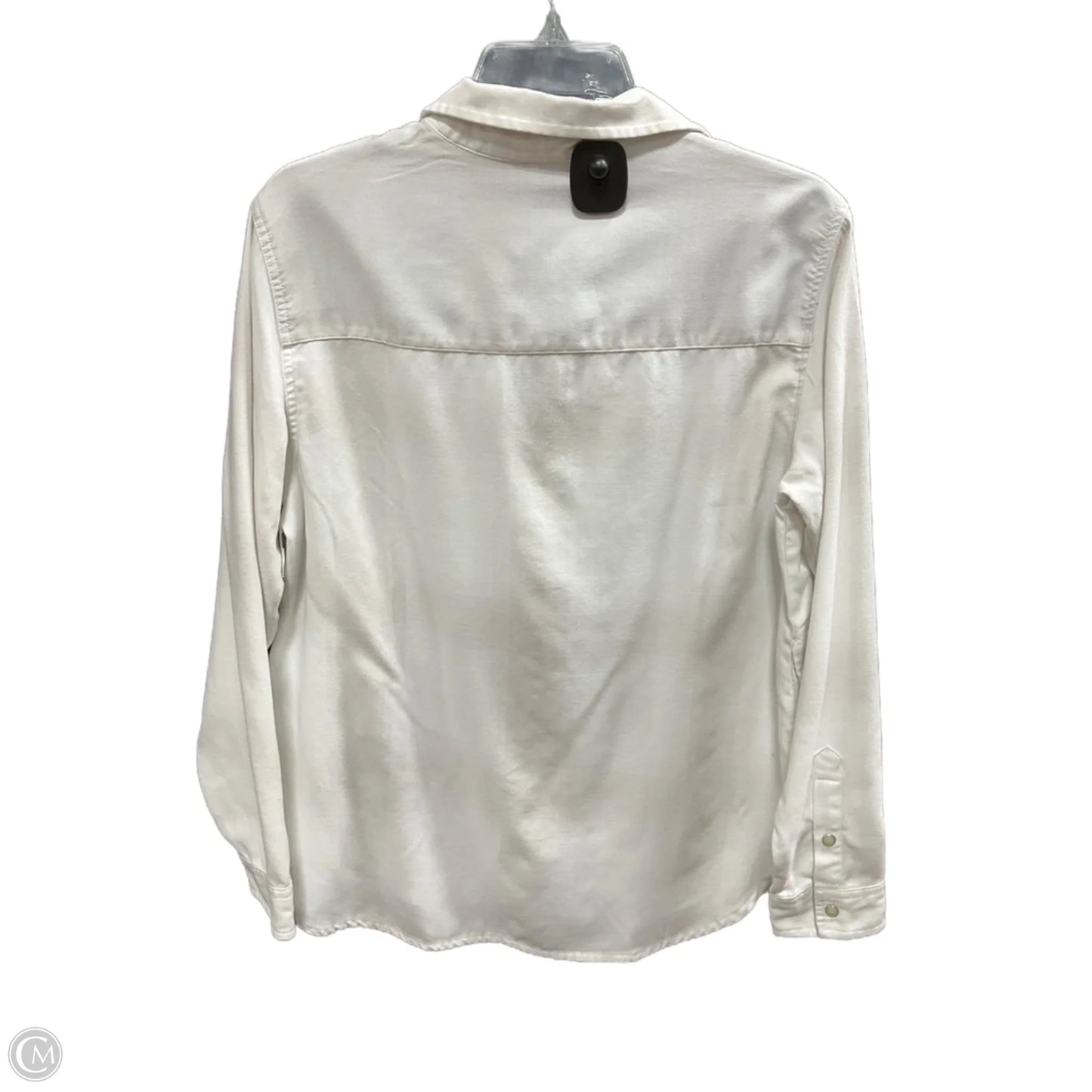 Top Long Sleeve By Jachs Girlfirend In Cream, Size: M
