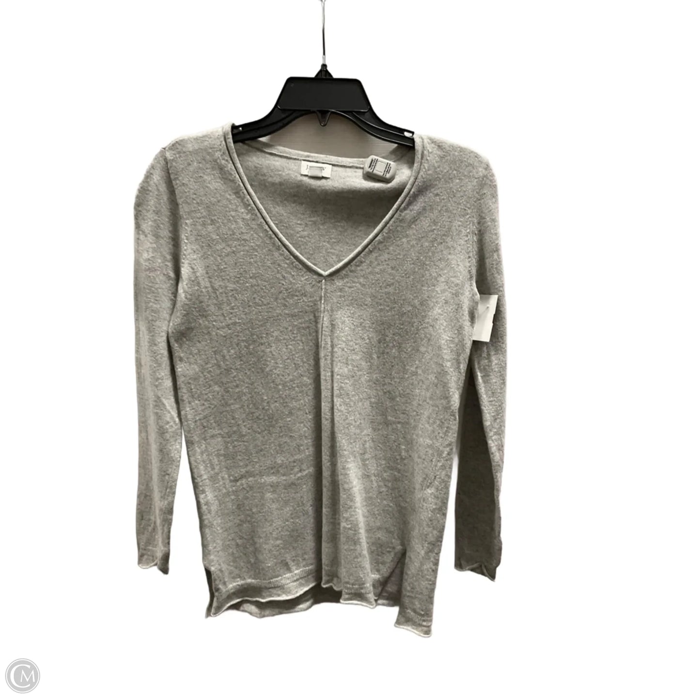 Top Long Sleeve By J. Crew In Grey, Size: Xxs
