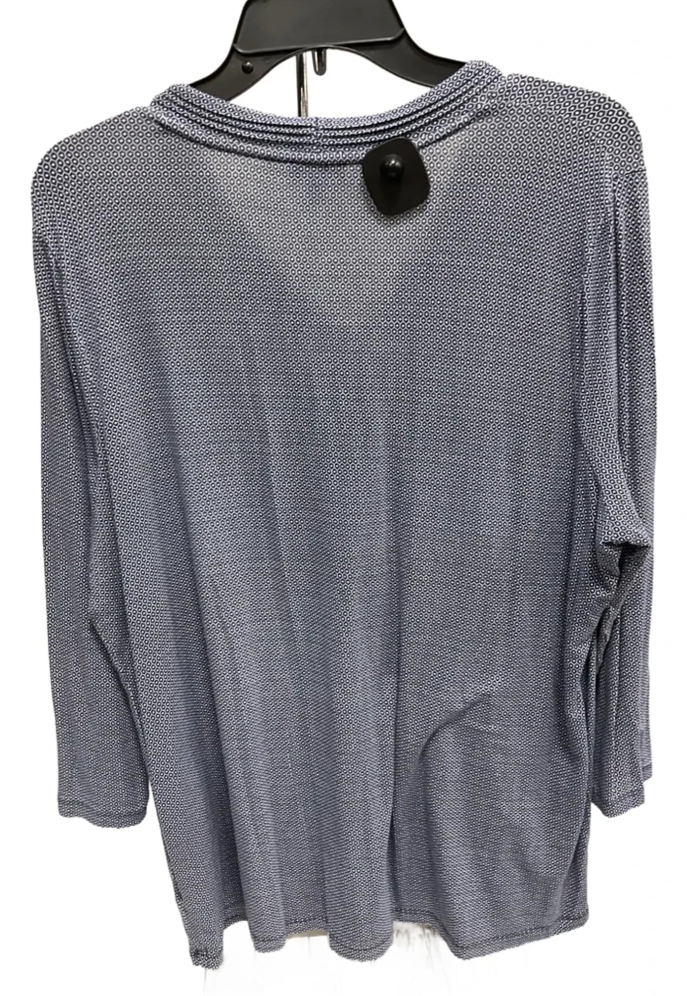 Top 3/4 Sleeve By Talbots In Navy, Size: 1x