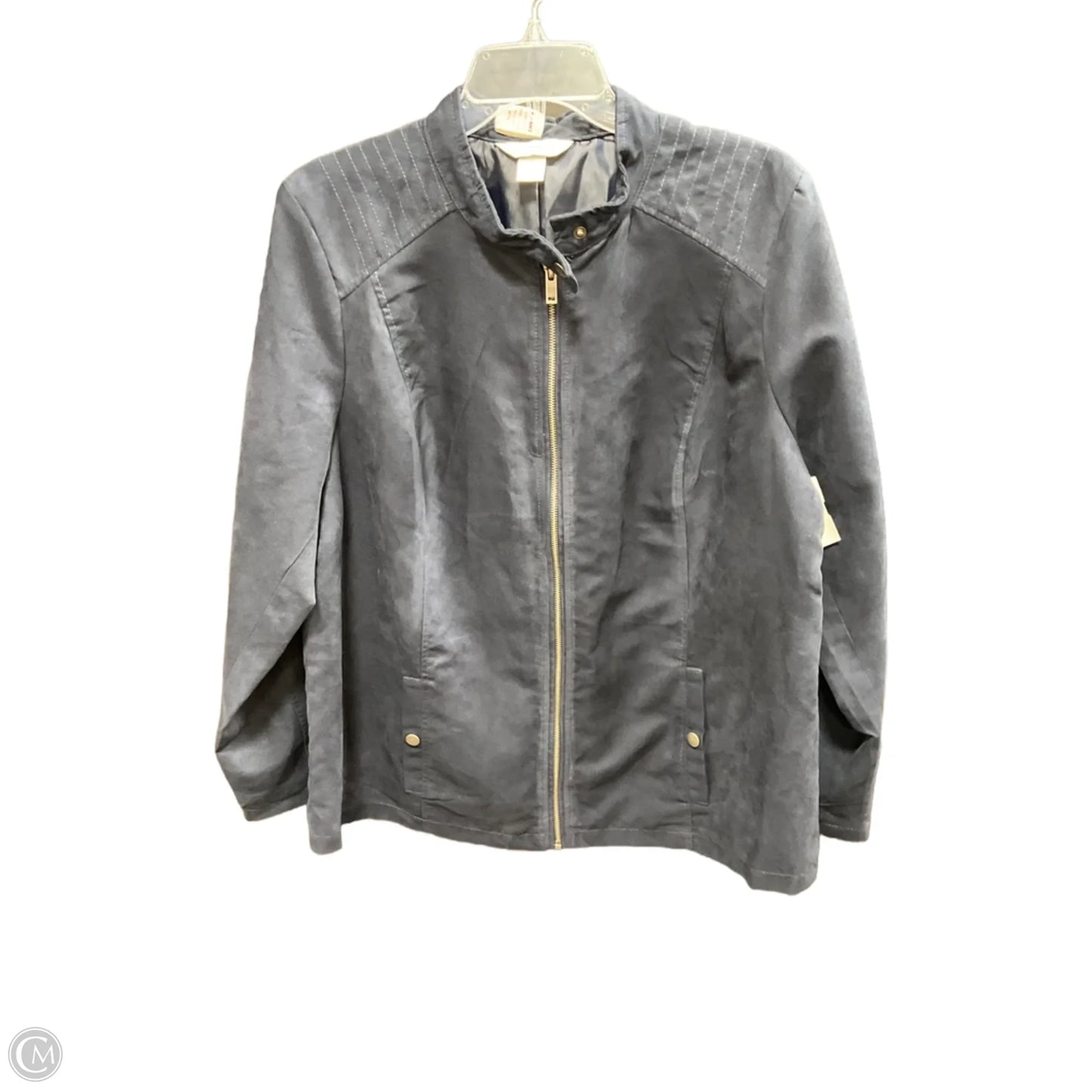 Jacket Other By Cj Banks In Blue, Size: 1x