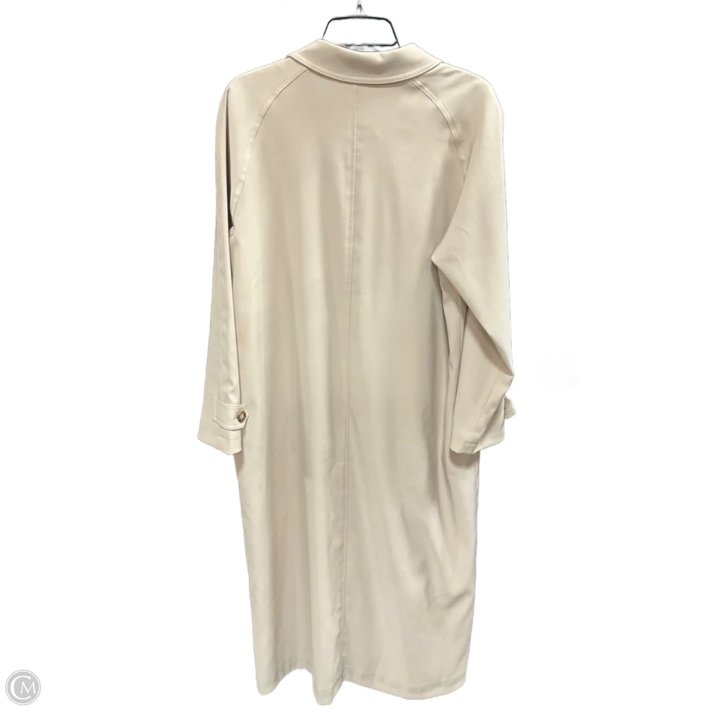 Coat Trench Coat By L.l. Bean In Tan, Size: M