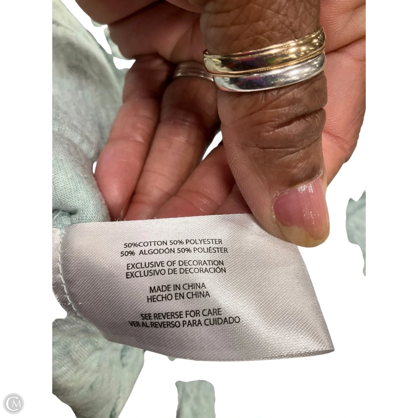 Athletic Sweatshirt Collar By Eddie Bauer In Green, Size: L