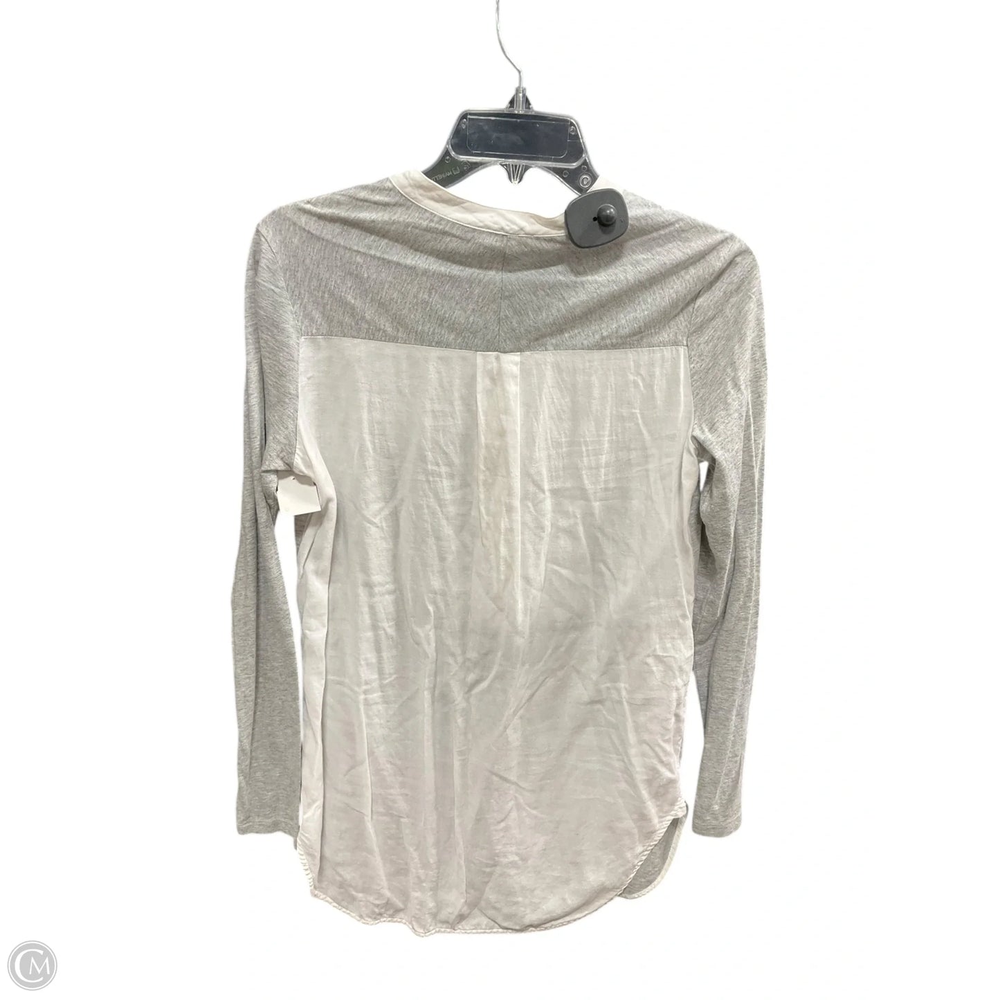 Top Long Sleeve By Vince In Grey, Size: Xs
