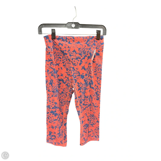 Athletic Capris By Lululemon In Floral Print, Size: 6