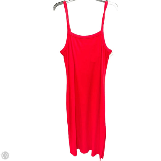 Dress Casual Maxi By Loft In Red, Size: 12