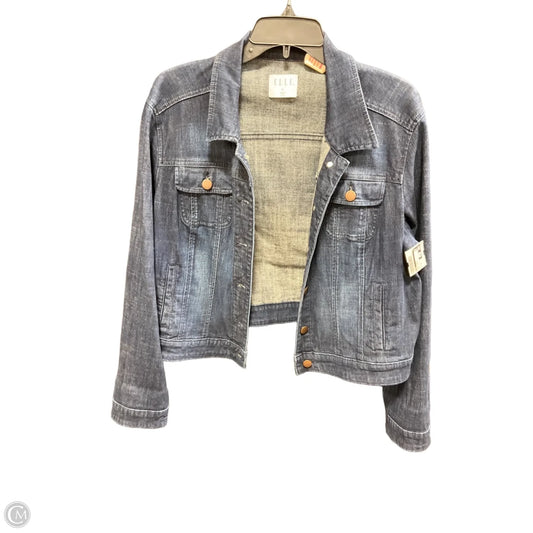 Jacket Denim By Elle In Blue Denim, Size: Xl