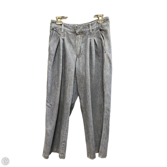 Jeans Wide Leg By Banana Republic In Blue Denim, Size: 8