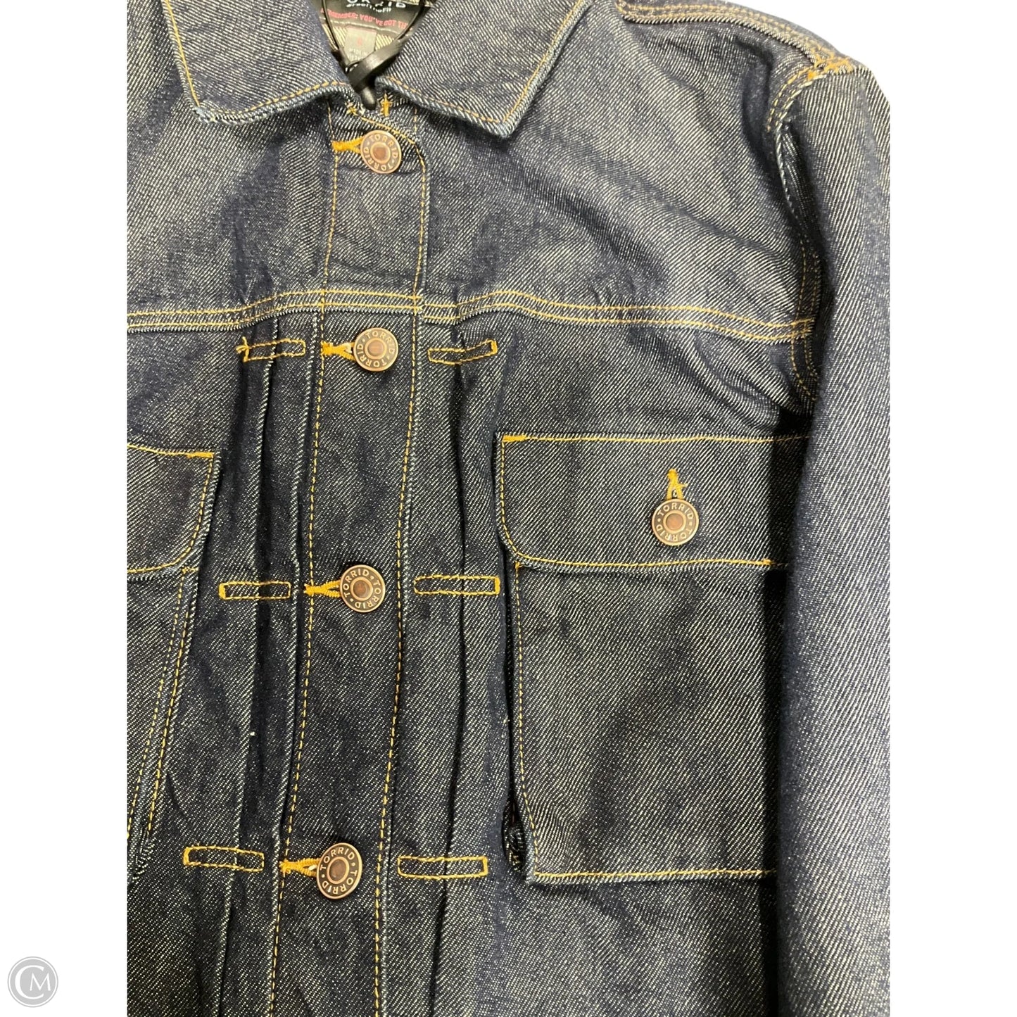 Jacket Denim By Torrid In Blue Denim, Size: L