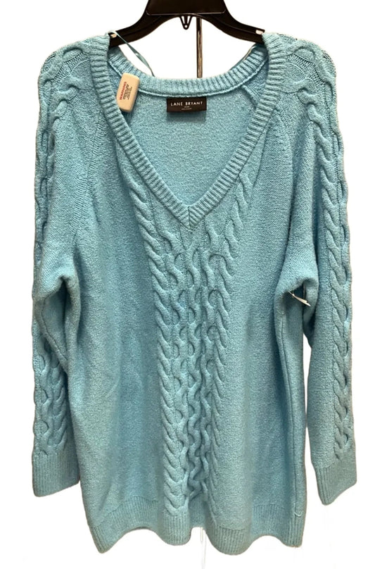 Sweater By Lane Bryant In Blue, Size: 18