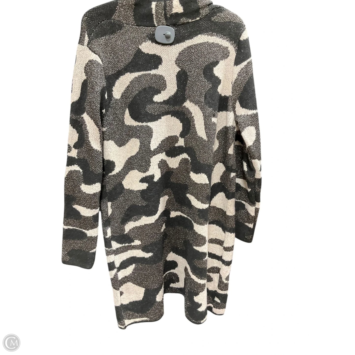 Cardigan By Nine West In Black & Cream, Size: Xxl