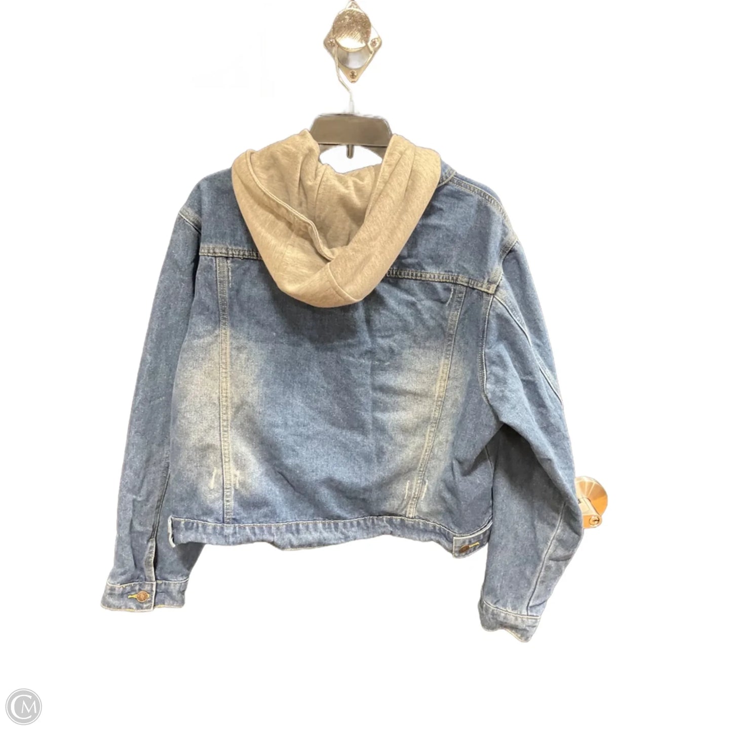 Jacket Denim By Cmf In Blue Denim, Size: 4