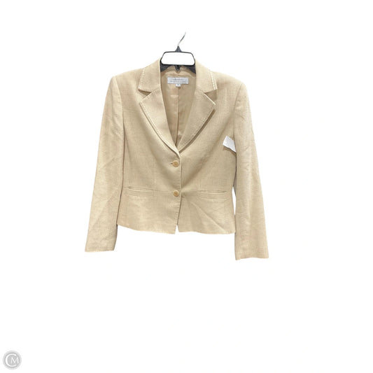 Blazer By Tahari In Tan, Size: 10