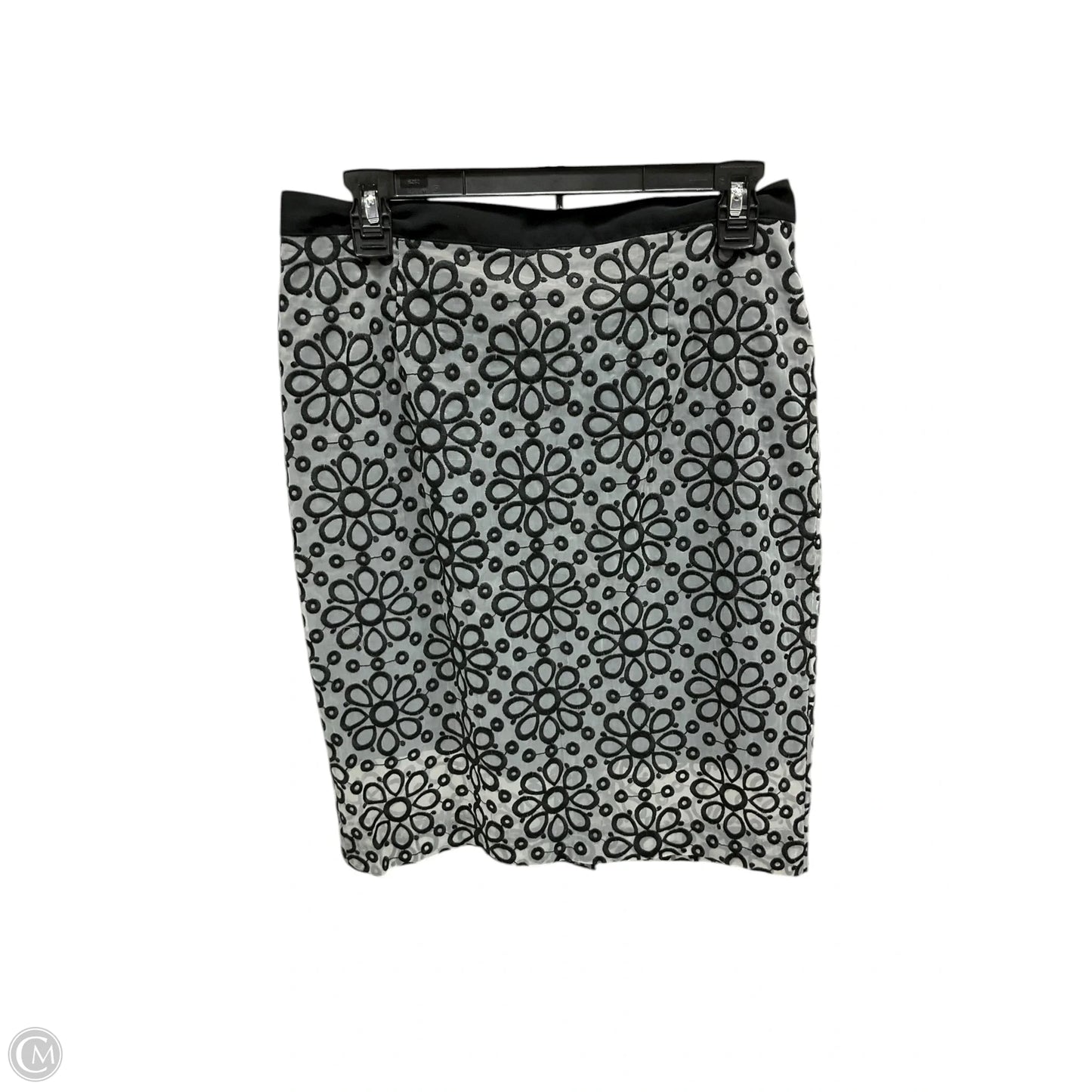 Skirt Mini & Short By Halogen In Black Denim, Size: 10p
