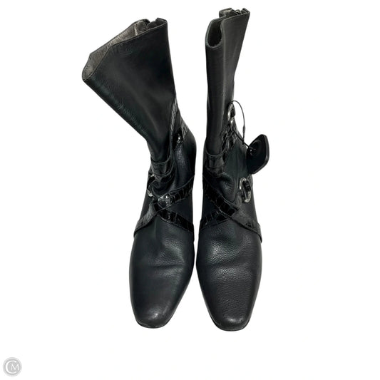 Boots Ankle Heels By Brighton In Black, Size: 8.5