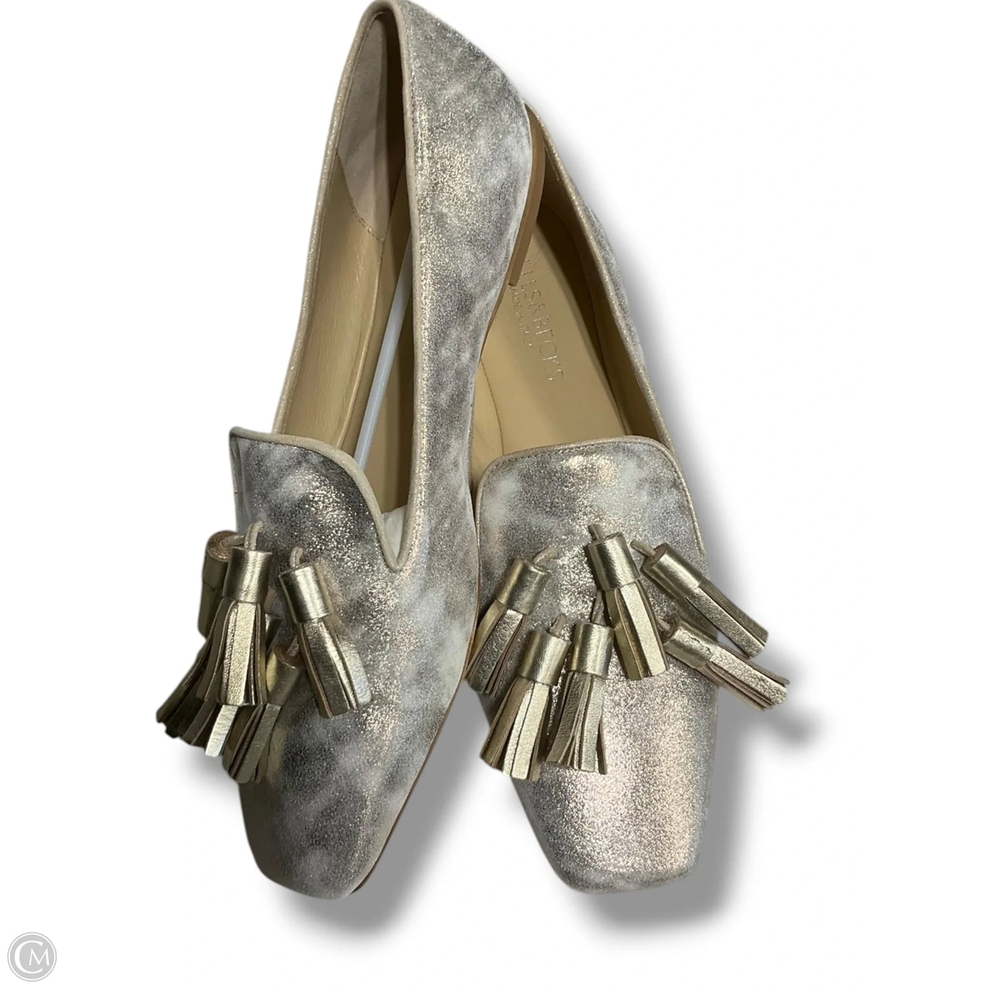 Shoes Flats By Cma In Gold, Size: 9