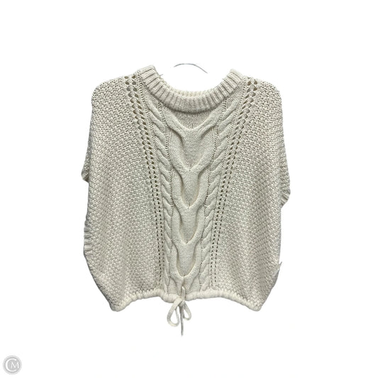 Sweater Short Sleeve By Universal Thread In Cream, Size: Xxl